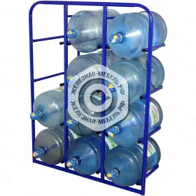 стеллажи специализированные для 12 бутылей объемом 19 литров