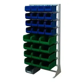 стеллаж с пластиковыми ящиками а-00-04-04